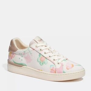 NIB Coach Floral Canvas Sneakers, Size 9